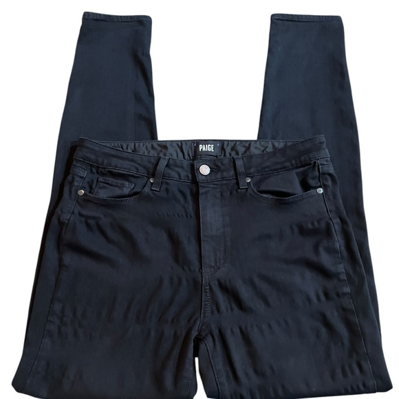 PAIGE Hoxton Ultra Skinny Black Jeans Women’s Size 31 - Picture 9 of 11